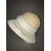 Nine West 's Packable Two Tone Bucket Hat White Beige Flower One Size New 887661292230 eb-32558568